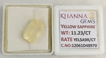 Load image into Gallery viewer, 11.23/CT Natural Yellow Sapphire With Govt Lab Certificate-12061D48970