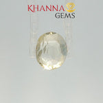 Load image into Gallery viewer, 4.04/CT Natural Yellow Sapphire With Govt Lab Certificate-12377D50192