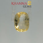 Load image into Gallery viewer, 5.72/CT Natural Yellow Sapphire with Govt Lab Certificate-68513