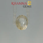 Load image into Gallery viewer, 3.89/CT Natural Yellow Sapphire With Govt Lab Certificate-9642D39043