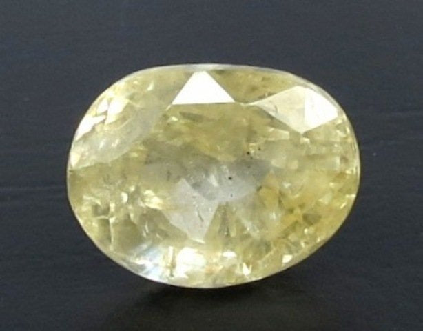 5.57/CT Natural Yellow Sapphire With Govt Lab Certificate (16650)