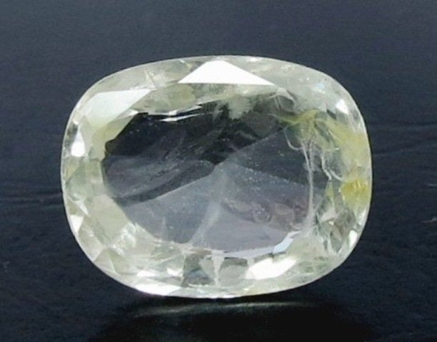 6.68/CT Natural Yellow Sapphire With Govt Lab Certificate (34410)