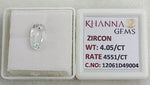 Load image into Gallery viewer, 4.05/CT Natural Zircon with Govt. Lab certificate-12061D49004