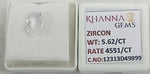 Load image into Gallery viewer, 5.62/CT Natural Zircon with Govt. Lab certificate-12313D49899