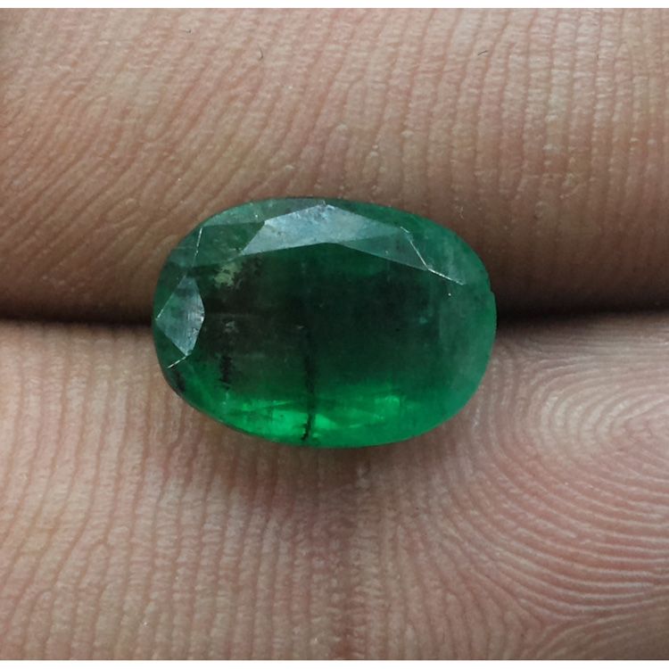 3.64/CT Natural Emerald Stone with Govt. Lab Certificate (12210)