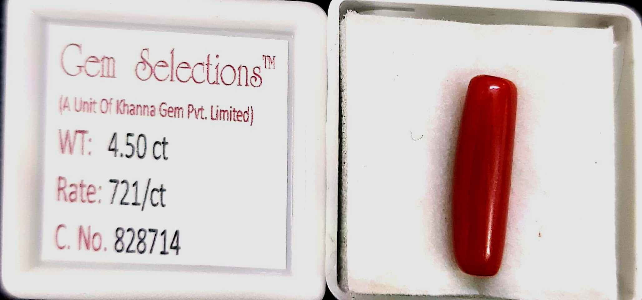 4.99 Ratti Italian Red Coral Gemstone