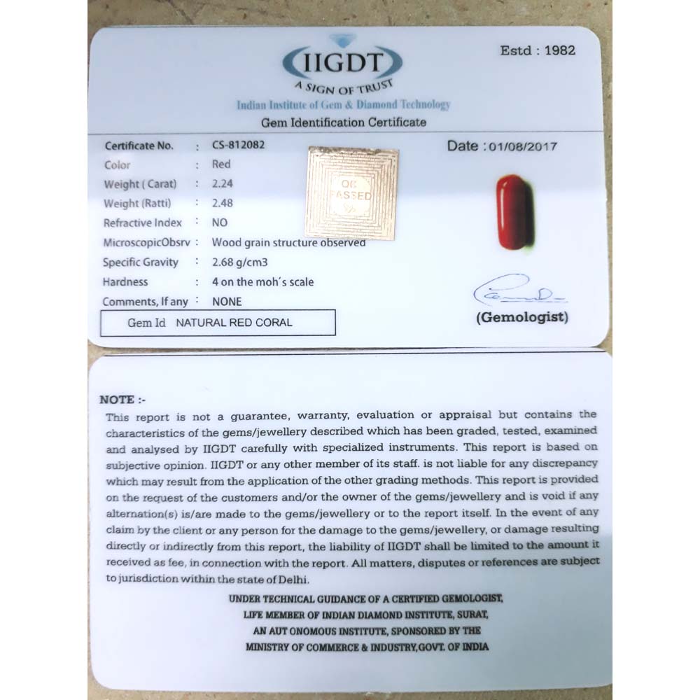 2.24/CT Natural Italian Moonga