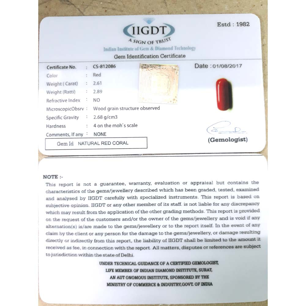2.61/CT Natural Italian Moonga