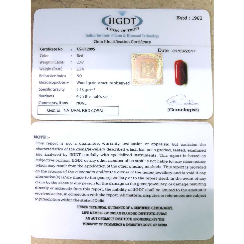 2.47/CT Natural Italian Moonga