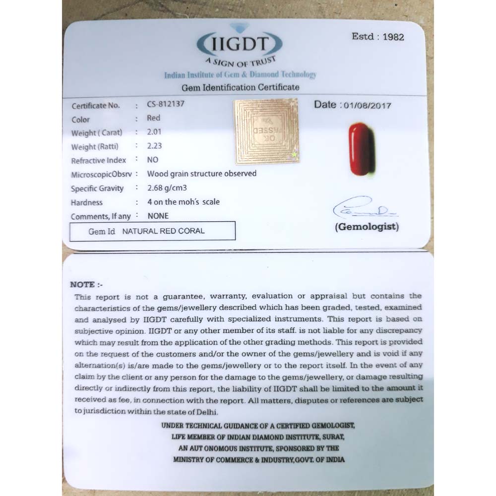 Natural italian Oval Moonga