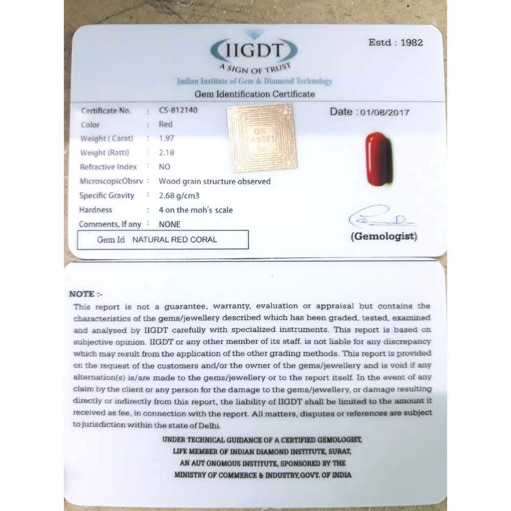 1.97/CT Natural Italian Moonga