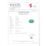 Load image into Gallery viewer, 5.04 Ratti Natural Panna Stone with Govt. Lab Certificate (8991)
