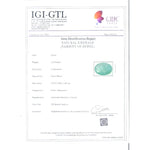 Load image into Gallery viewer, 4.18/CT Natural Emerald Stone with Govt. Lab Certificate (12210)