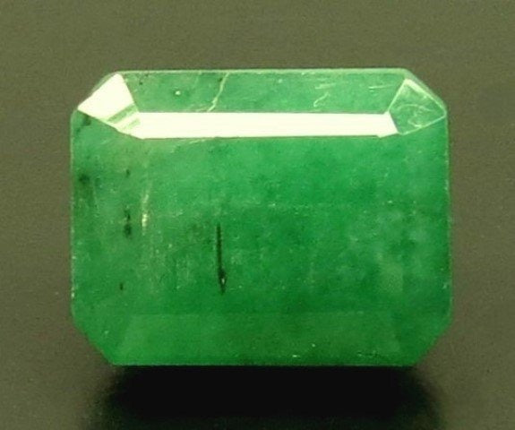 5.45/CT Natural Panna Stone with Govt. Lab Certificate-5852D22252