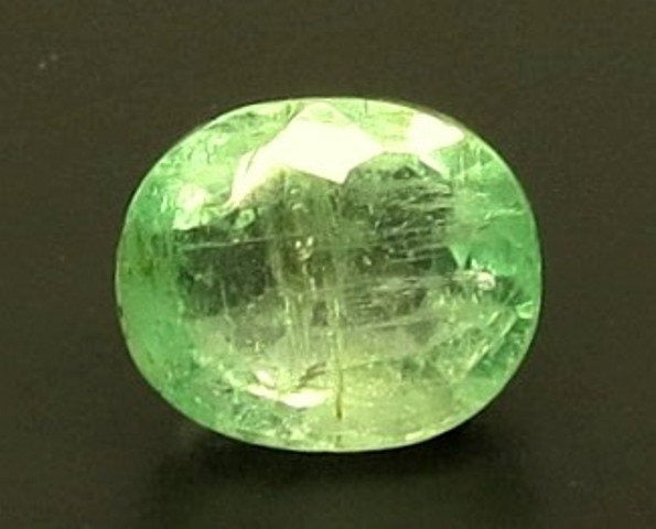 2.22/CT Natural Panna Stone with Govt. Lab Certificate-8991