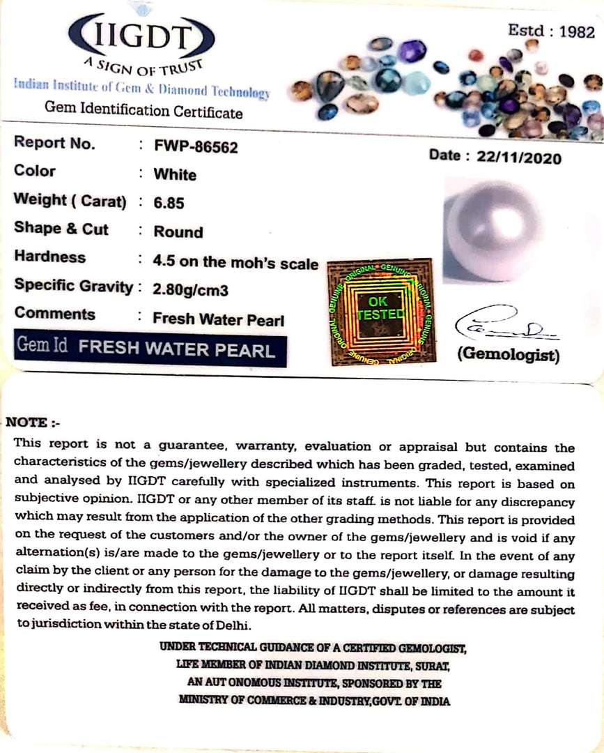 7.60 Ratti Fresh Water Pearl (277)