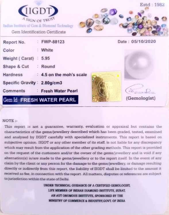 6.60 Ratti Fresh Water Pearl (277)