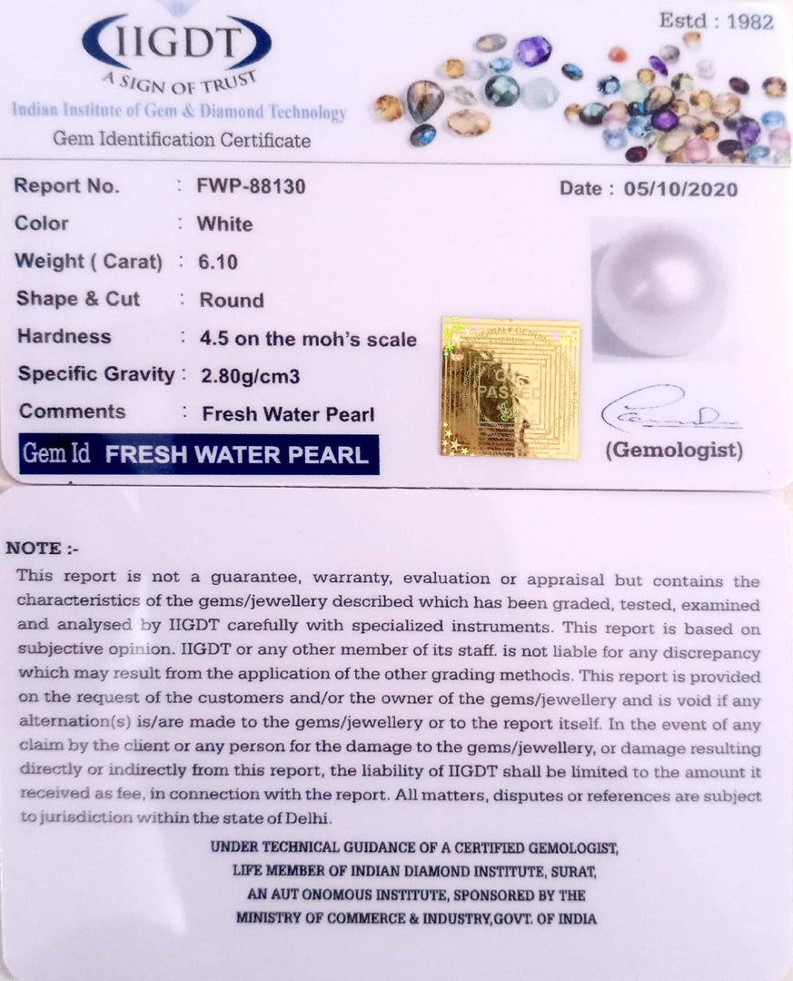 6.77 Ratti Fresh Water Pearl (277)