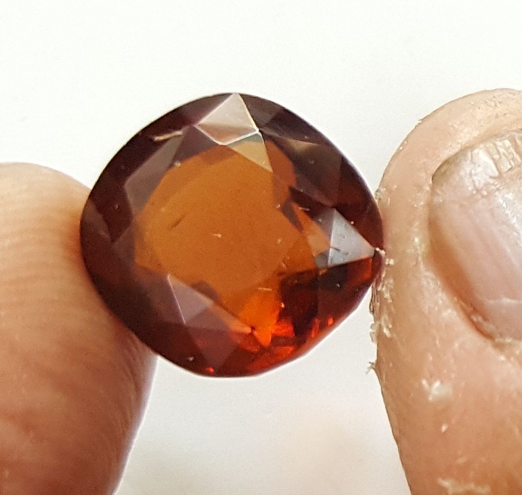 8.46 Ratti Natural Hessonite with Govt. Lab Certificate