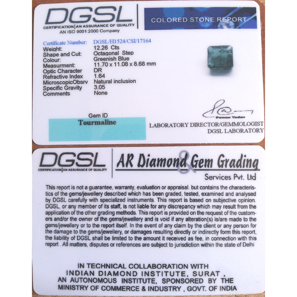 12.26/CT Natural Tourmaline Gemstone