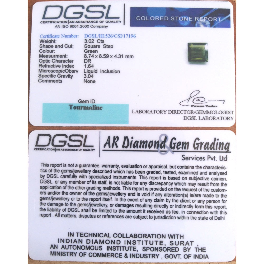 3.02/CT Premium Quality Tourmaline