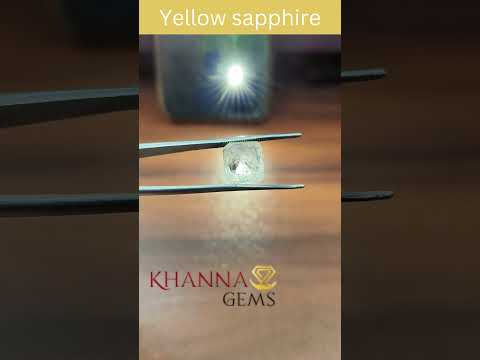 9.51 Ratt. Natural yellow sapphire with Govt Lab Certified-(YELSA9T)