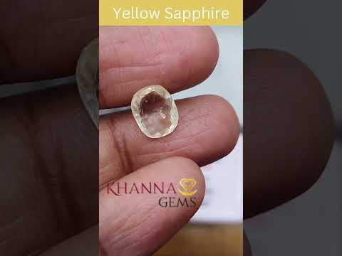 4.01/CT Natural Ceylonese Pukhraj Stone with Govt Lab Certificate-YELSA9V