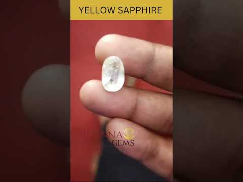 4.07/CT Natural Ceylonese Pukhraj with Govt Lab Certificate-YELSA9U