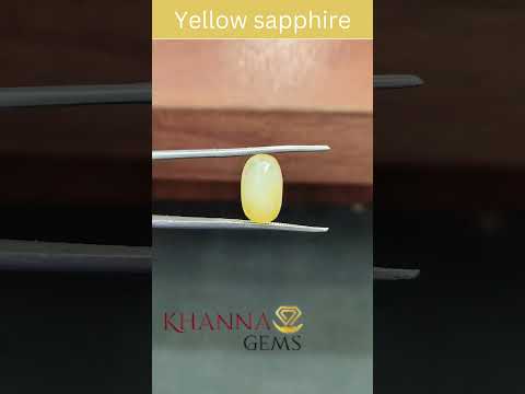 6.69/CT Natural Ceylonese Pukhraj with Govt Lab Certificate-(6771)