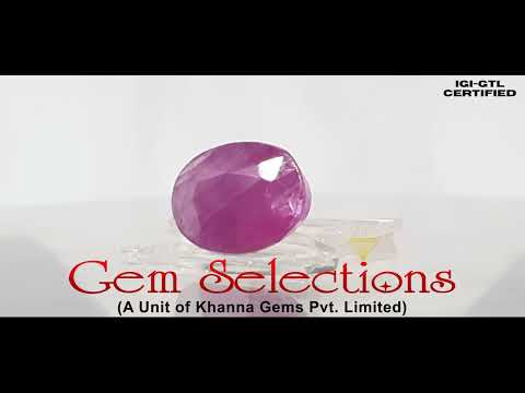 5.36 Ratti Natural New Burma Ruby with Govt. Lab Certificate (5661)