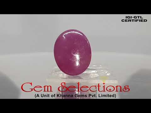 6.50 Ratti Natural New Burma Ruby with Govt. Lab Certificate-(12210)