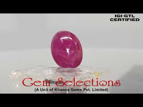 3.33 Ratti Natural New Burma Ruby with Govt. Lab Certificate-(23310)