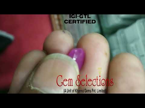 5.09 Ratti Natural New Burma Ruby with Govt Lab Certificate
