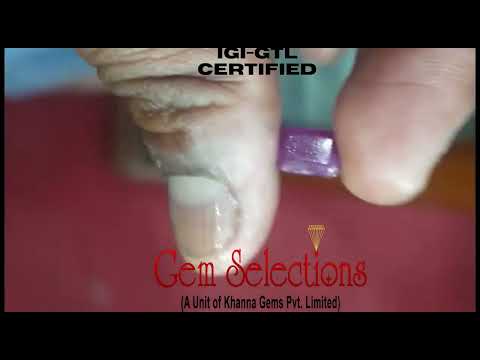 3.60 Ratti Natural New Burma Ruby with Govt Lab Certificate-(3441)