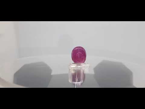 6.04 Ratti Natural New Burma Ruby with Govt Lab Certificate-(3441)