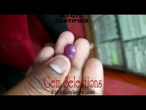 5.46 Ratti Natural Neo Burma Ruby with Govt. Lab Certificate-(2331)