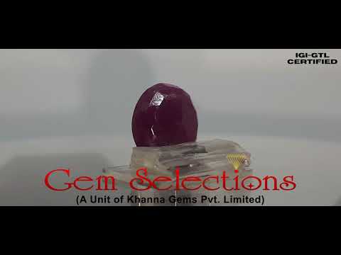 6.51 Ratti Natural Ruby with Govt Lab Certificate-(7881)