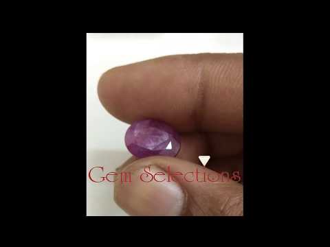 11.30 Ratti Natural New Burma Ruby with Govt Lab Certificate-(2331)