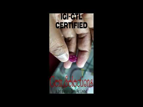 7.21 Ratti Natural Ruby with Govt Lab Certificate-(12210)