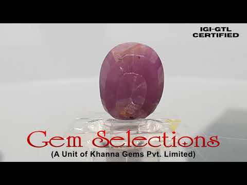 5.52 Ratti Natural New Burma Ruby with Govt. Lab Certificate-125465