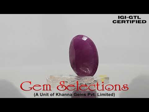 5.52 Ratti Natural New Burma Ruby with Govt. Lab Certificate-125554