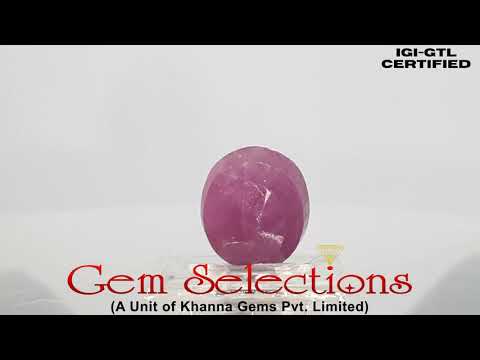 5.21 Ratti Natural Indian Ruby with Govt. Lab Certificate-(2331