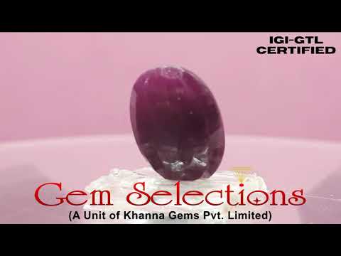 6.28 Ratti Natural Neo Burma Ruby with Govt. Lab Certificate-(3441)