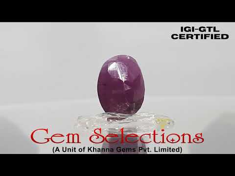 5.52 Ratti Natural New Burma Ruby with Govt. Lab Certificate-125562