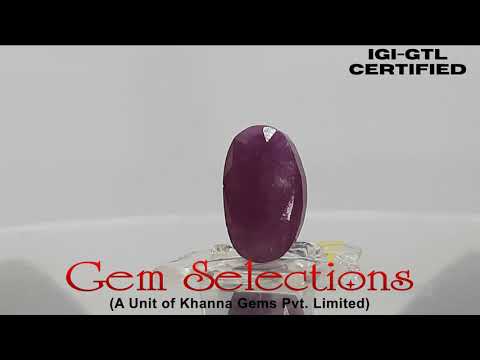 5.50 Ratti Natural New Burma Ruby with Govt. Lab Certificate-125563