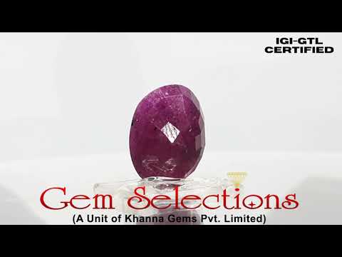 6.52 Ratti Natural Neo Burma Ruby with Govt. Lab Certificate-(3441)