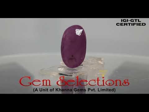 6.24 Ratti Natural New Burma Ruby with Govt. Lab Certificate-126650