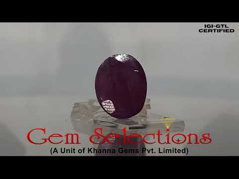 4.55 Ratti Natural New Burma Ruby with Govt. Lab Certificate-(3441)