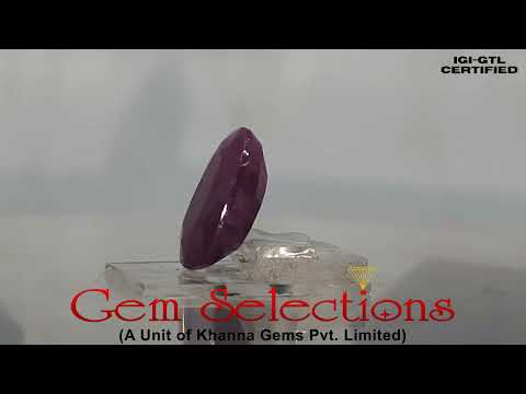 5.52 Ratti Natural New Burma Ruby with Govt. Lab Certificate-(3441)