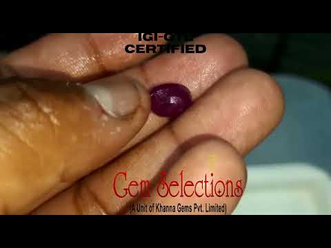 5.52 Ratti Natural New Burma Ruby with Govt. Lab Certificate - 130085
